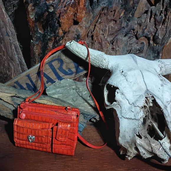 Brighton vintage organizer crossbody bag - Picture 2 of 6